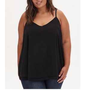 Torrid Double Layer Cami Adjustable Top